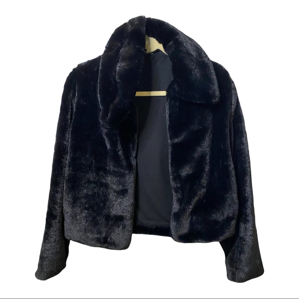 Soft Black teddy coat.